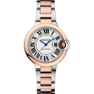 BALLON BLEU DE CARTIER, 33 MM, ROSE GOLD, STEEL