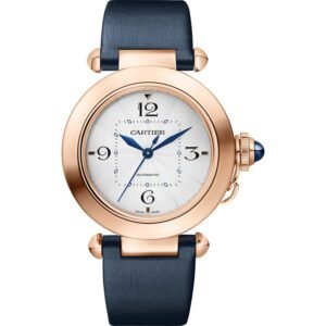 PASHA DE CARTIER ,35 MM, ROSE GOLD, INTERCHANGEABLE LEATHER STRAPS