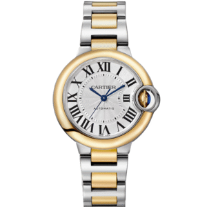 BALLON BLEU DE CARTIER WATCH, 33 MM, AUTOMATIC MECHANICAL MOVEMENT, YELLOW GOLD, STEEL