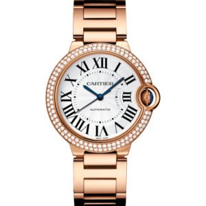 BALLON BLEU DE CARTIER, 36 MM, ROSE GOLD, DIAMONDS