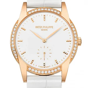 Patek Philippe Calatrava Hand Wond Leather Ladies Watch 7122/200R-001