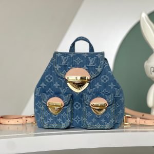 Denim Backpack (24x26x7 cm )