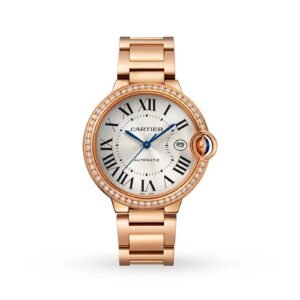 Cartier Ballon Bleu De Cartier Watch, 40mm, Automatic Movement, Rose Gold, Diamonds-P17311168
