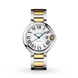 Cartier Ballon Bleu de Cartier watch 36 mm, automatic movement, yellow gold, steel-P17311141