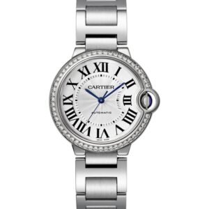 BALLON BLEU DE CARTIER, 36 MM, STEEL, DIAMONDS