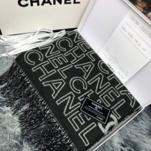 CHANEL letter scarf