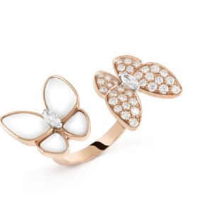 Two Butterfly Between the Finger ring