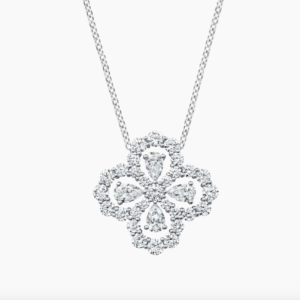 Diamond Loop Full Motif Diamond Pendant